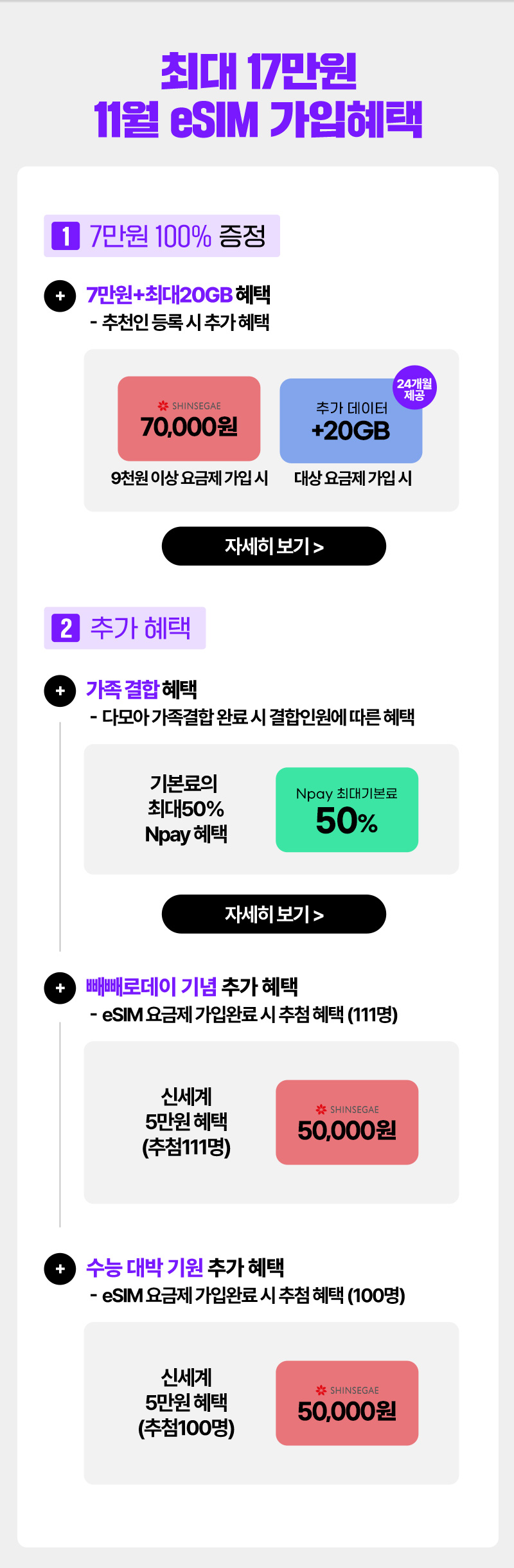 11월 eSIM 가입혜택