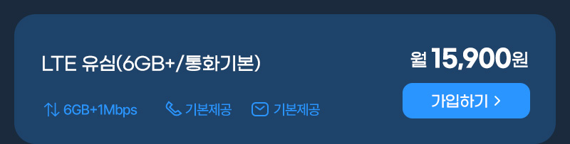 LTE 유심(6GB+/통화기본) 스페셜
